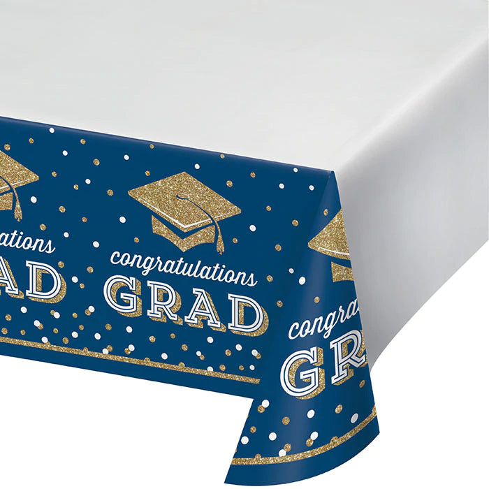 Tablecloth Glittering Grad Graduation Paper