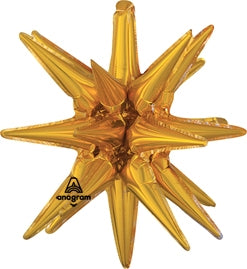 Magic Star Balloons Gold Metallic 35"