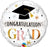 Congratulations Grad Rose Gold Foil Balloon 18"