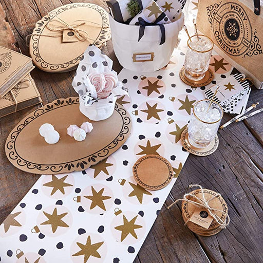 Table Runner Holiday Ornaments