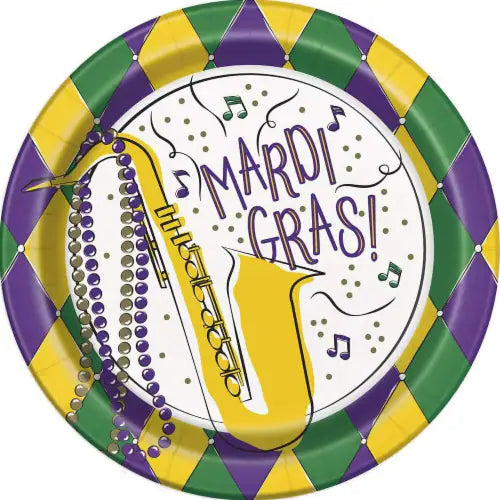 Jazzy Mardi Gras Appetizer Plate
