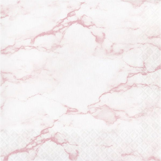 Pink Marble Luncheon Napkins