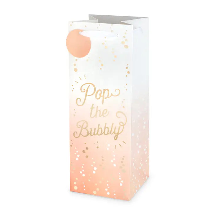 Gift Bag Pop the Bubbly Champagne