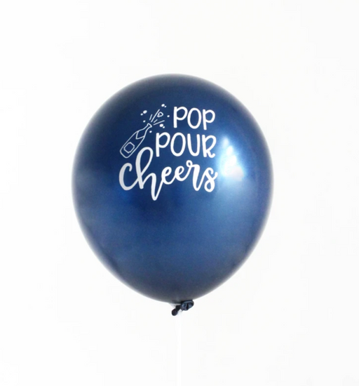 Pop Pour Cheers Latex Balloons