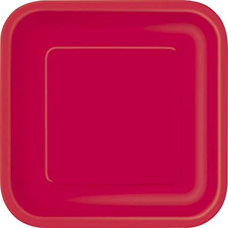 Solid Color Tableware 7" Square Plates (multiple colors available)