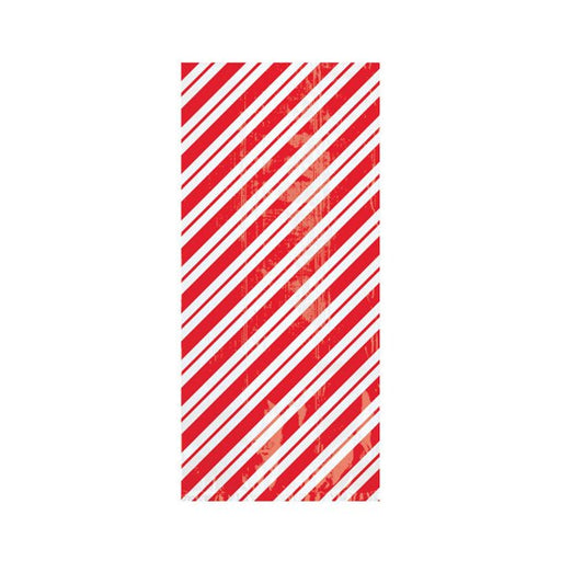 Cello Bags Red Candy Stripe