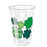 St. Patricks Day Argyle Clover Plastic Cups