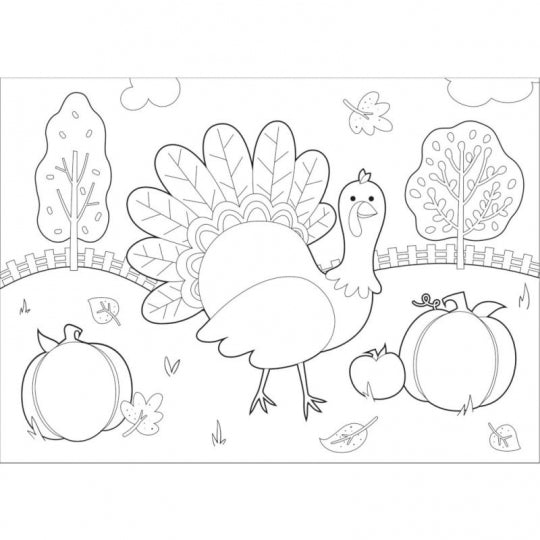 Placemats Thanksgiving Activity