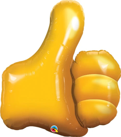 Thumbs Up Shape Gold Foil Balloon35"