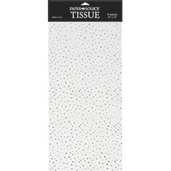 Tissue Paper - Silver Fleck
