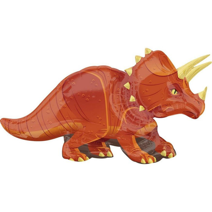 Dinosaur Triceratops Foil Shape Balloon 42"