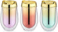 Assorted Metallic Ombre Stemless Wine Tumblers - Party, Girl! 